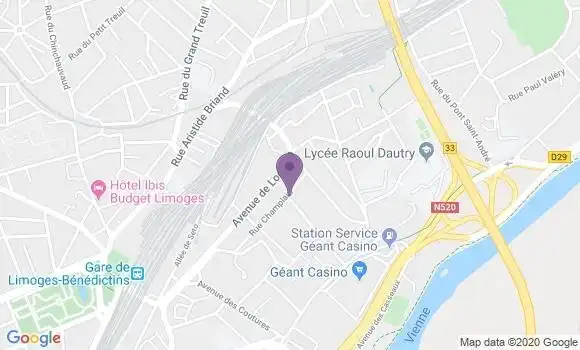 Localisation Giraudy Hugues
