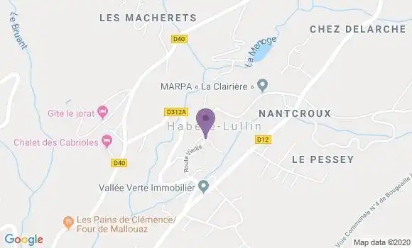 Localisation Gaillet Véronique