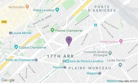 Localisation Lacombe Lionel