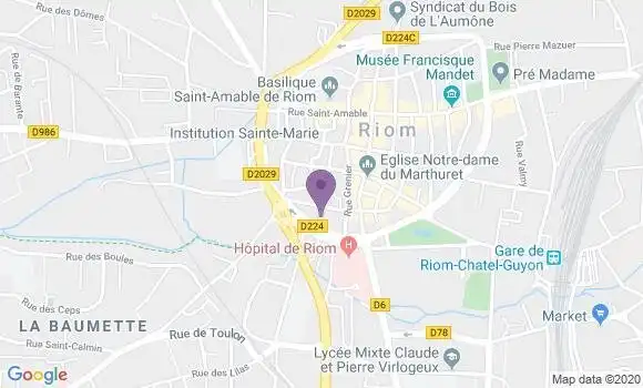 Localisation Martinon Yanne