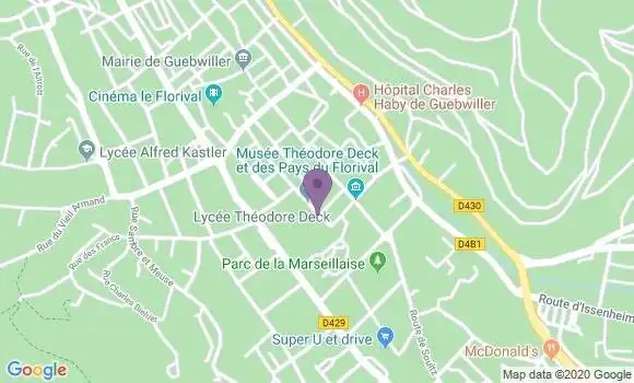 Localisation Valette Denis