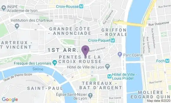 Localisation Sainte Rose Franck