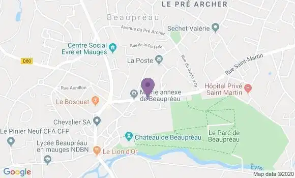 Localisation Bossard Philippe