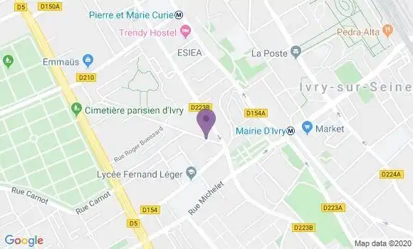 Localisation Paurd Bernard