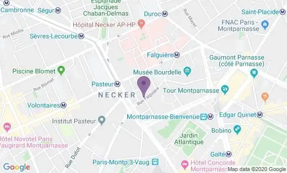 Localisation Faure Jean François