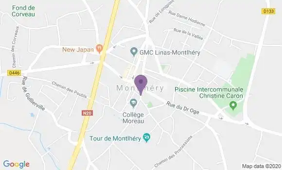 Localisation Lacour Patrick