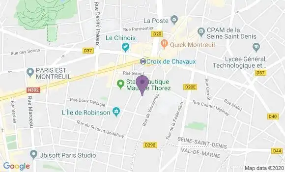 Localisation Mercier Francis