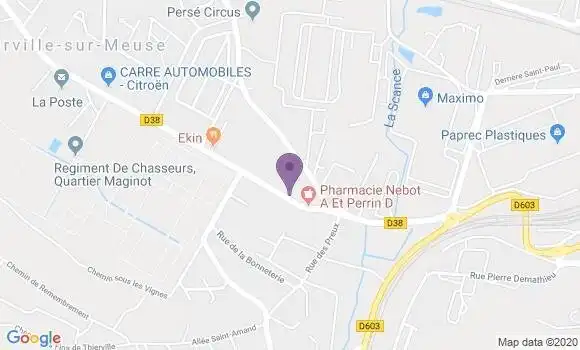 Localisation Bievelot Laurent