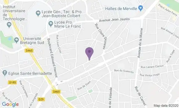Localisation Lamour Jean François