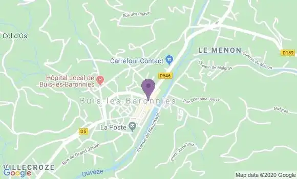 Localisation Baron Maurice