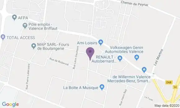 Localisation Jules Olivier