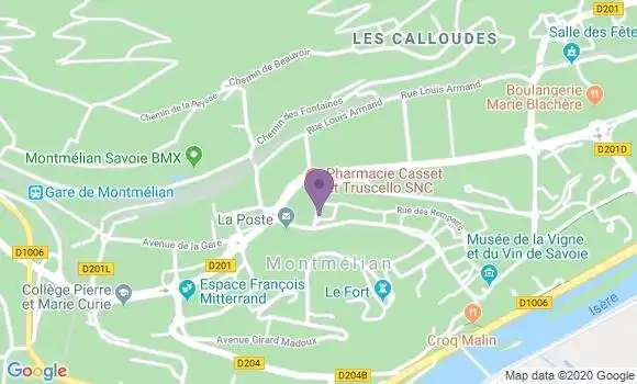 Localisation Monteil Maurice