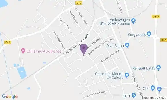 Localisation Guillet Elisabeth
