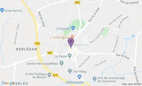 Localisation Quinson Scoarnec Maguelonne