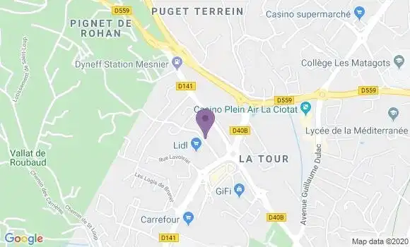 Localisation Guerin Catherine