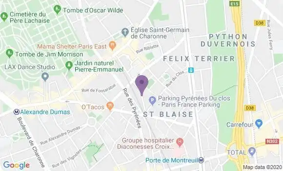 Localisation Martin Sarah