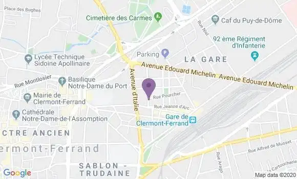 Localisation Sauvadet Pierre