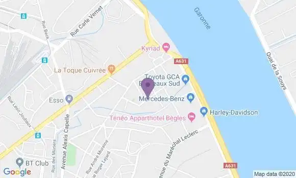 Localisation Dupouy Alexandre