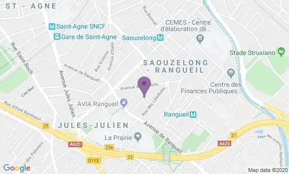Localisation Faure Dominique