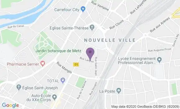 Localisation Zinck Virginie