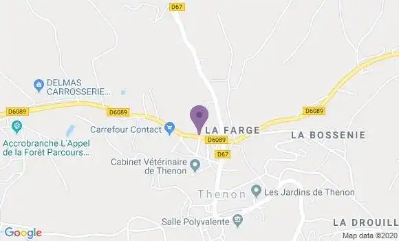 Localisation Pialat Claudine