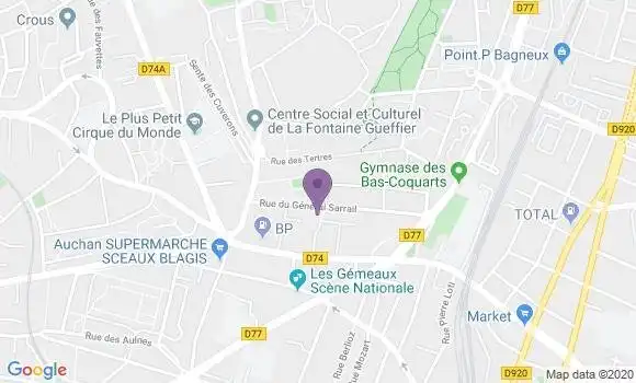 Localisation Pech Franck