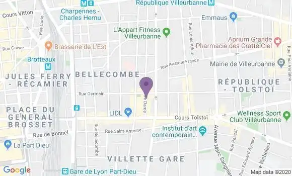 Localisation Senac Sophie