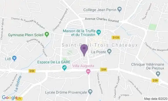 Localisation Garnier Sabatier Virginie