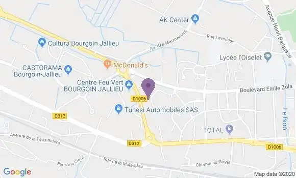 Localisation Bourgeois Olivier