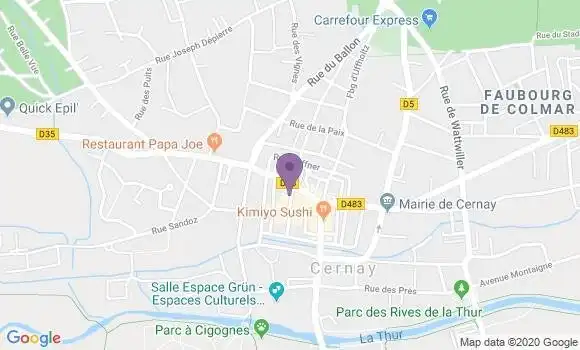 Localisation Koessler Jacques