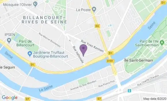 Localisation Cognacq Benoît