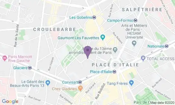 Localisation Dumont Grégoire