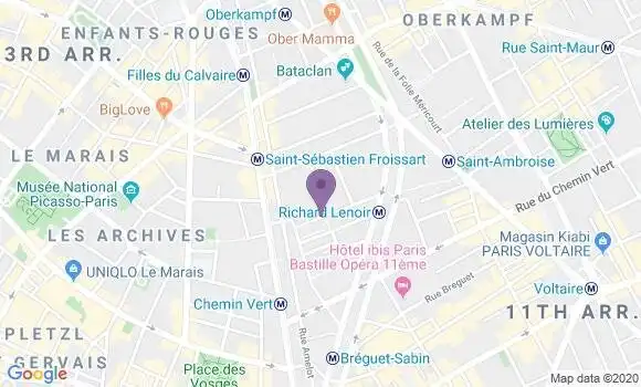 Localisation Ombredane Stanislas