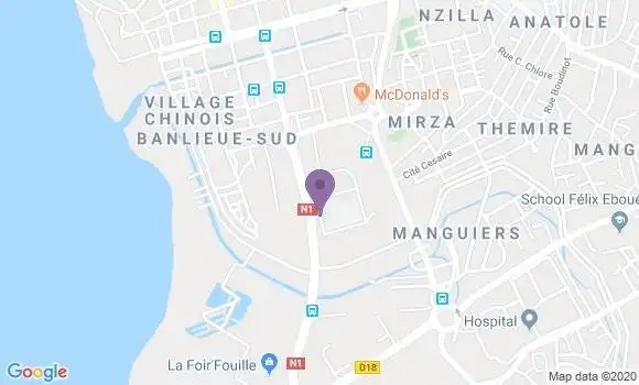 Localisation Madere Antoine