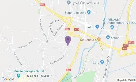 Localisation Bergeret Port Aude