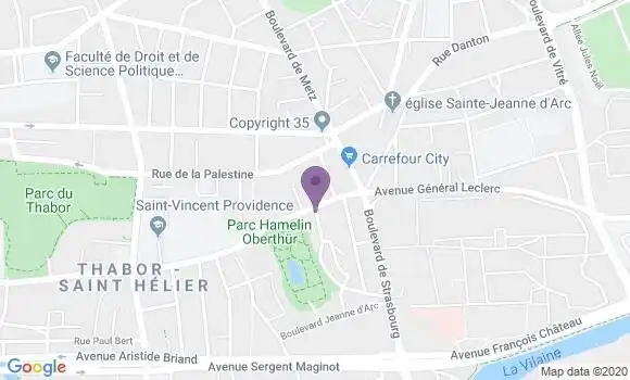 Localisation Le Borgne Jean Pierre