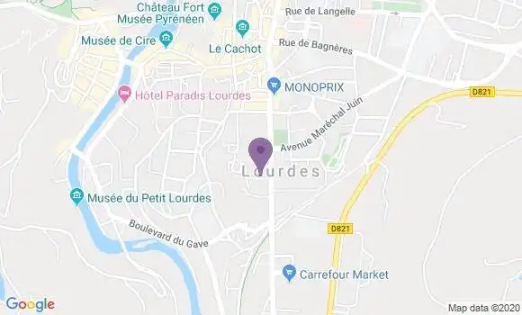 Localisation Cassou Pierre