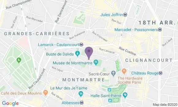 Localisation Fremontier de Cointet Capucine