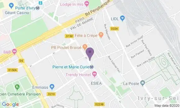 Localisation Tillequin Franck