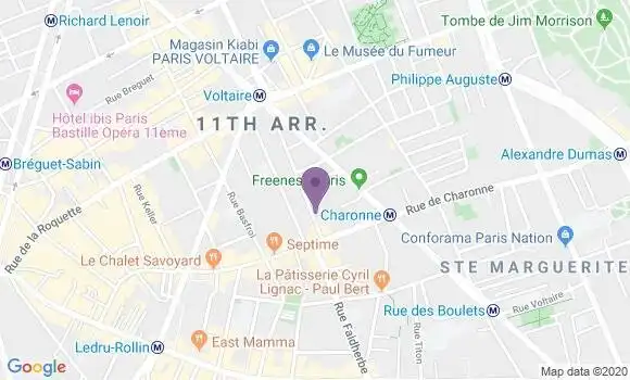 Localisation Descamps Frédéric