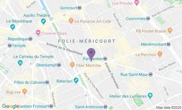 Localisation Forais Sandrine