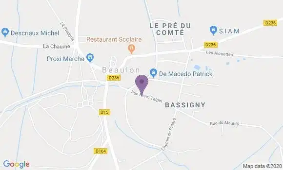 Localisation Raymond Kneiper Nicole