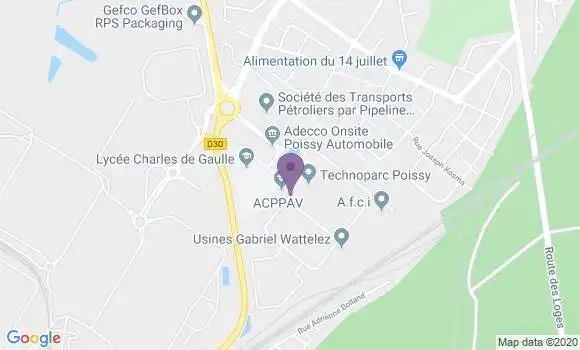 Localisation Peloy Eric