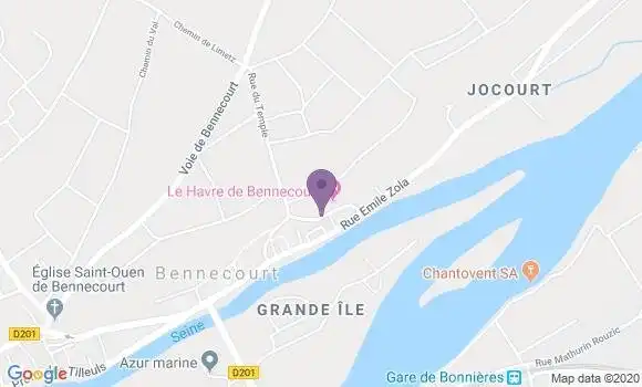 Localisation Prigent Guillamaud Aude