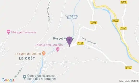 Localisation Delerce Sophie