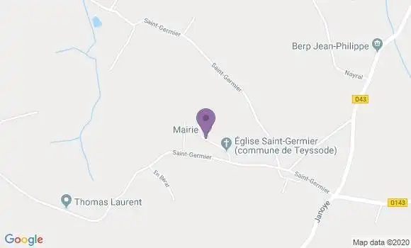 Localisation Bertona Yannick