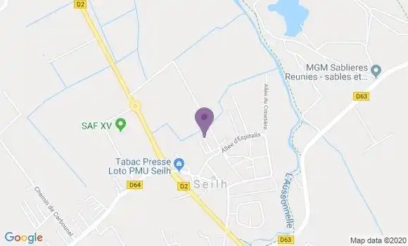 Localisation Nowak Nathalie