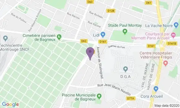 Localisation Jaffre Ganichaud Laurence