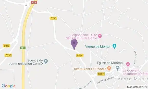 Localisation Chanet Françoise