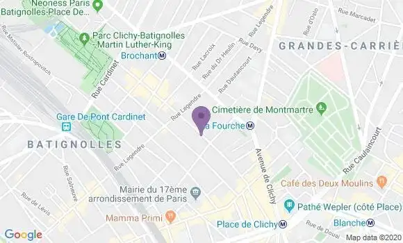 Localisation Paulet Caroline